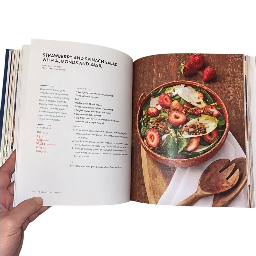 The Negative Calorie Diet by Chef Rocco Disport cook book Smoothies Salads Pizza